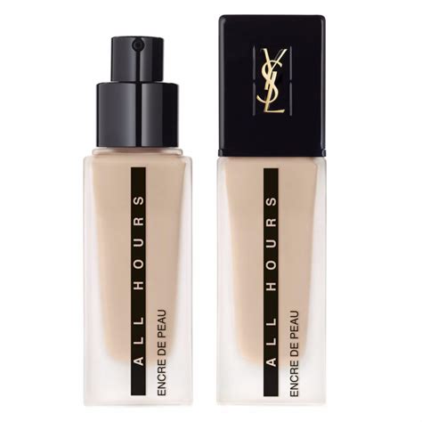 YSL All Hours Foundation Review & Swatch – Before & After